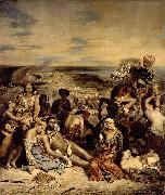 Eugene Delacroix Le Massacre de Scio oil